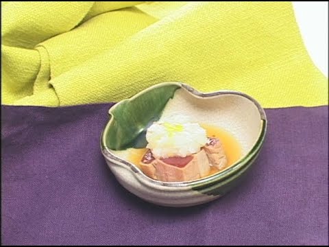 料理レシピ-【湯引きまぐろの柚子大根おろしあえ】｜ナスラックKitchen