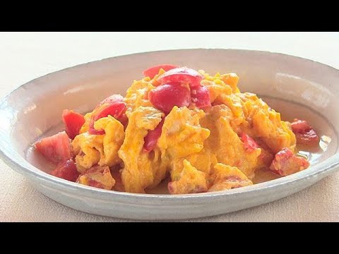 おかずラボ　炒めのツボ（３）トマトと卵の炒めもの