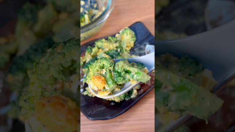 美味すぎ注意！ブロッコリーの爆食卵サラダ🥦