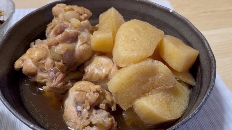 手羽元と長芋の煮物