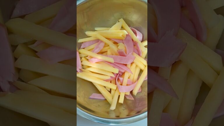 じゃがいもとチーズはズッ友です　#かき揚げ　#フライドポテト　#チーズ