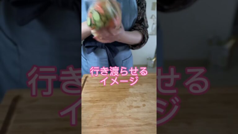 ちょっとあると嬉しい「キャベツときゅうりの浅漬け」 #shorts#料理