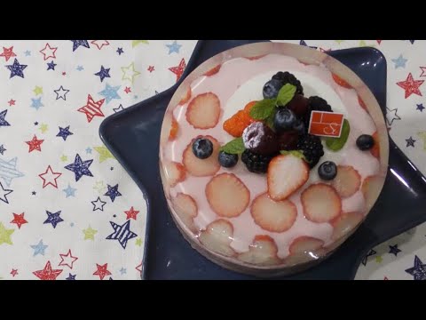 【絶品】ベリーとヨーグルトの春色ゼリームースケーキの作り方 | Yogurt and Red Fruit Mousse Cake Recipe