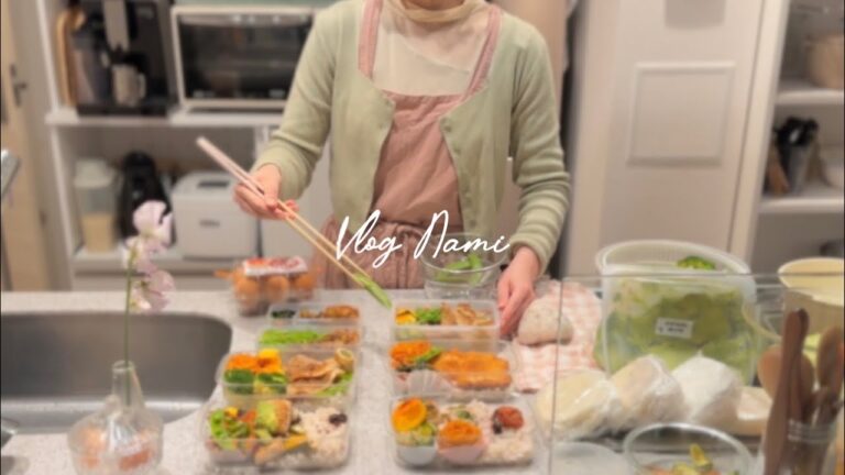 【作り置き】7日分のまるごと冷凍弁当を作った1人暮らしの1週間の食事 frozen meal prep for the week VLOG