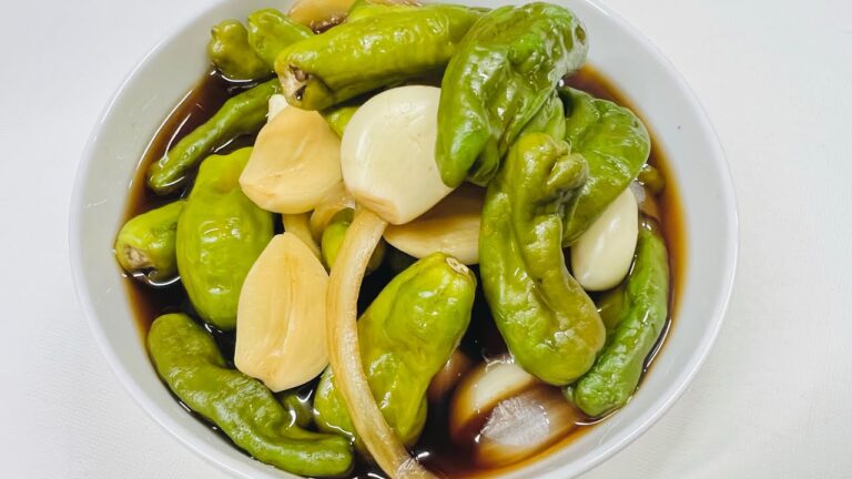 (13-7)ししとう漬け物※ししとう大量入荷！保存食にします(꽈리 고추)