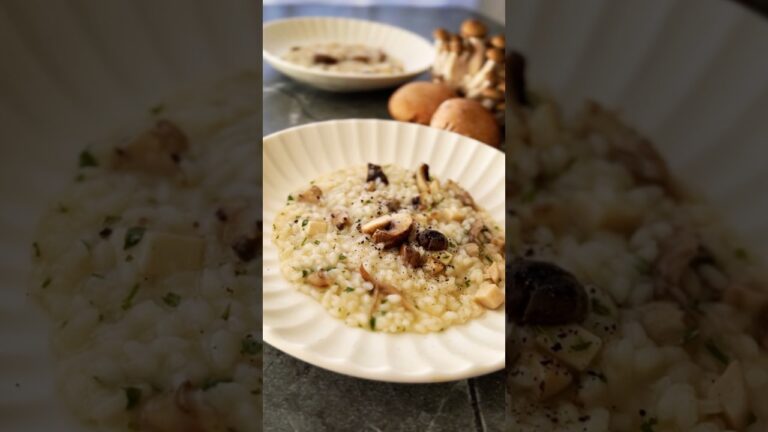 【ダンジョン飯再現⁉︎】いろいろキノコのリゾット