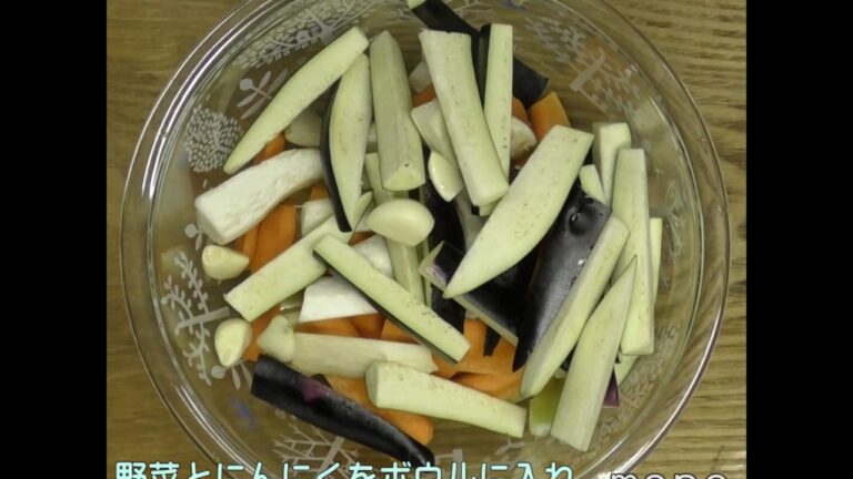 ノンフライヤーで作る彩り野菜のマリネ