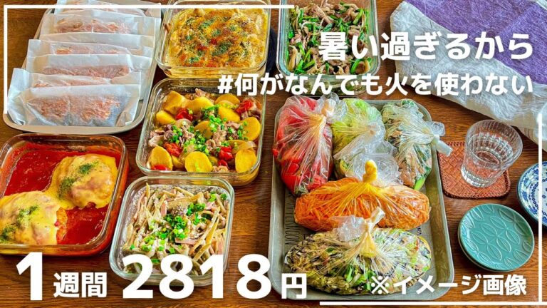 【全11品】1食184円↓さっぱり&コク旨夏おかず作り置きレシピ #99