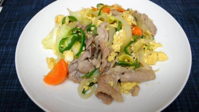 簡単！野菜と卵のオイスターソース炒め