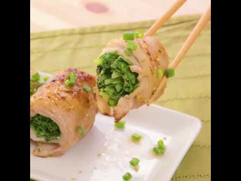 ポン酢でサッパリ！ シャキシャキ水菜の豚バラ巻き ｜ moguna[モグナ]