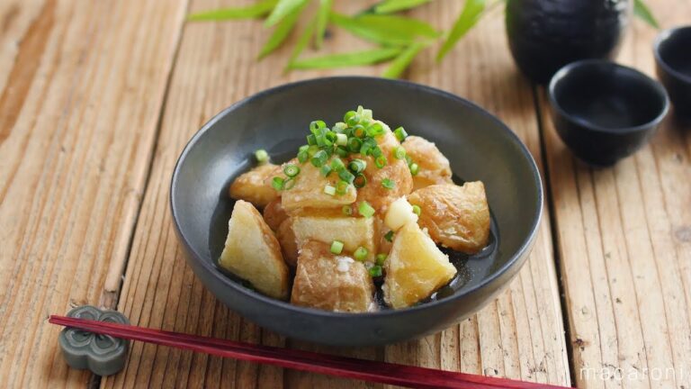 カリッとじゅわっと！「揚げ出しポテト」のレシピ・作り方