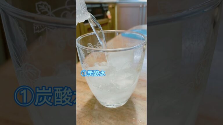 夏に飲みたい飲み物①   炭酸レモン  ＃夏　＃ドリンク　＃熱中症対策