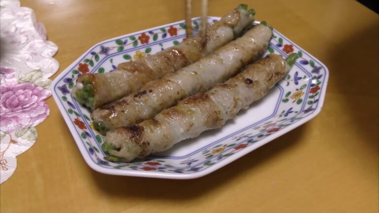 大評判の豚バラ肉のいんげんの肉巻きを作る！レシピあり 美味しいマロンロールセツコクッキング