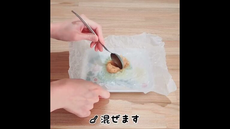 レンジで鮭の包み焼きが簡単に作れます☆彡 #Shorts