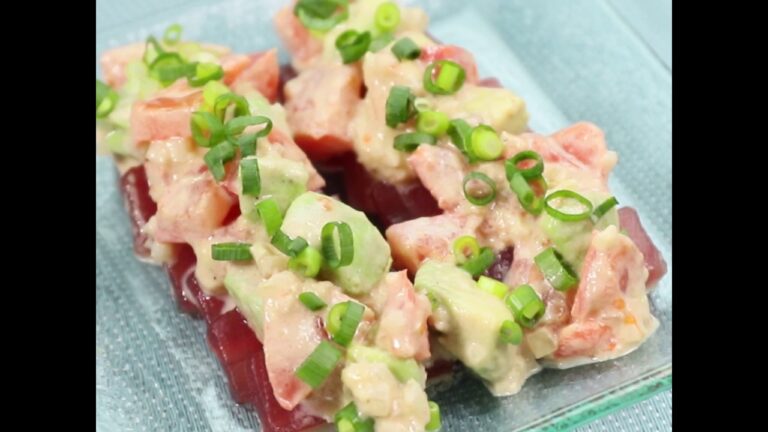 おもてなし料理にも最適 まぐろのワカモレがけ ｜ moguna[モグナ]