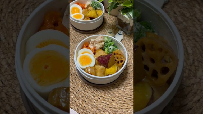 たんぱく質が摂れる【夫婦ダイエット弁当】【鶏胸肉と根菜の甘酢炒め】 #お弁当おかず #高タンパク低脂質 #高タンパク質 #筋トレ #簡単レシピ #タンパク質 #ダイエット #鶏胸肉レシピ