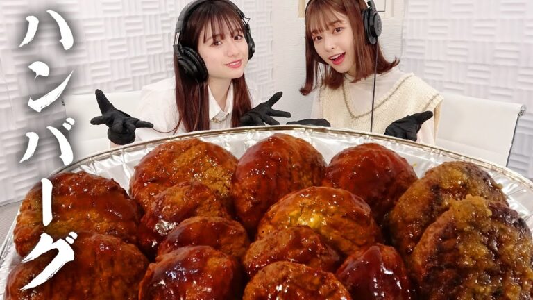 【モッパン風ASMR】ハンバーグ