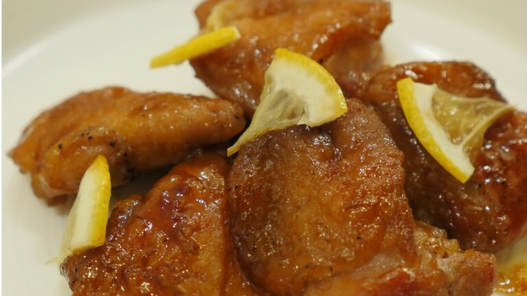 鶏肉のはちみつレモンじょうゆ焼き