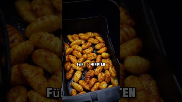 Chili Cheese Gnocchi #heißluftfritteuse #rezept #airfryer