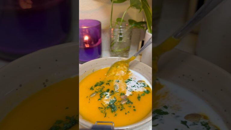Anti inflammatory Butternut Squash Soup #recipe #food #cooking #cookingchannel #healthyfood #fyp