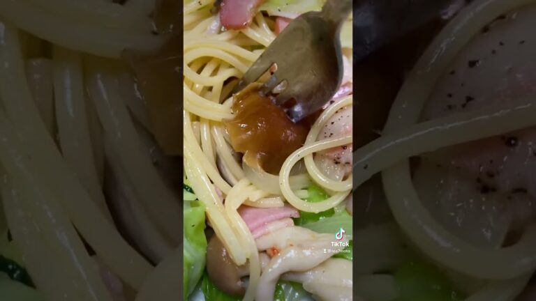 なめこパスタ