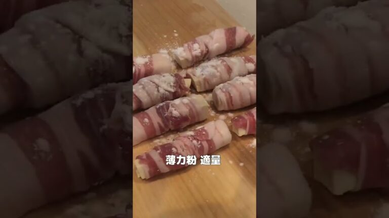 節約なのにボリューム満点！【豆腐の肉巻き照り焼き】