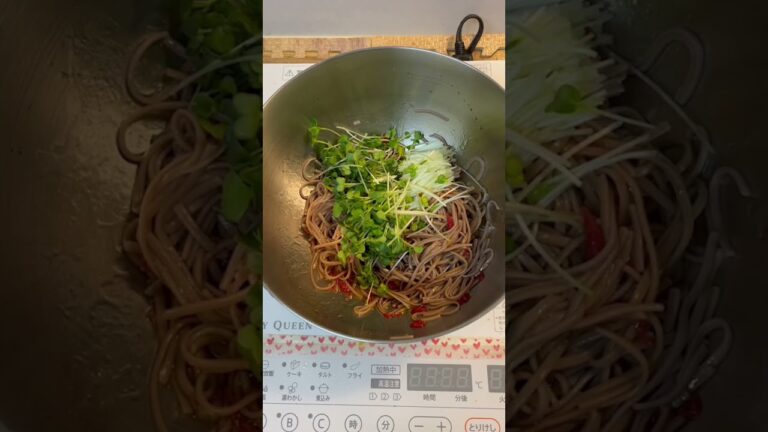 【Japanese Soba】大根と梅の蕎麦サラダ #sobą #glutenfreefood #soba