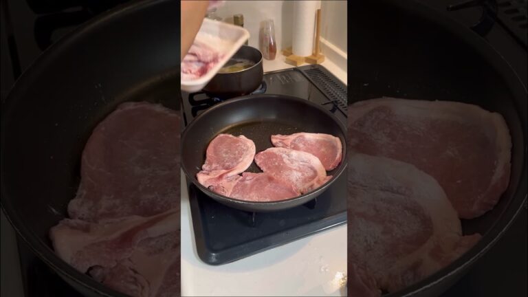 ＼男子喜ぶ／オニオンポークソテー レシピはコメント欄に記載 #shorts