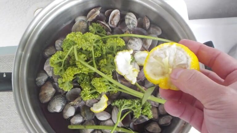 重ね調理　ハマグリのワイン蒸し　ゆで卵　IH