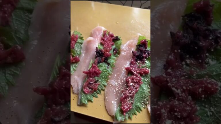 ハマるおいしさ❣️ささみの梅カツ