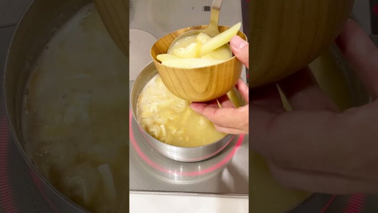 じゃがいもの味噌汁 #Shorts