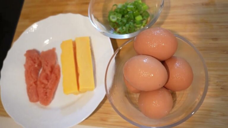 おつまみにオイシイ人参スティックと明太子・チーズ入り韓国風卵焼き！