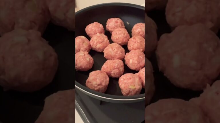 簡単おいしいミートボールの作り方