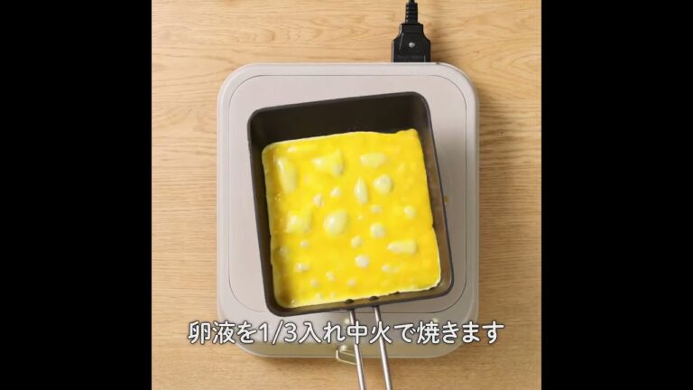 かば田のレシピ　めんたい玉子焼き