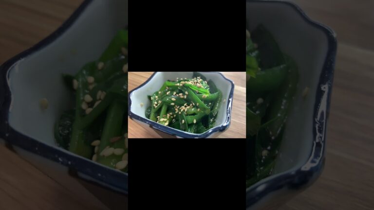 【収入１０万円が作る限界節約レシピ】おひたしといえば？砂糖が決め手の【ニラのおひたし】#shorts