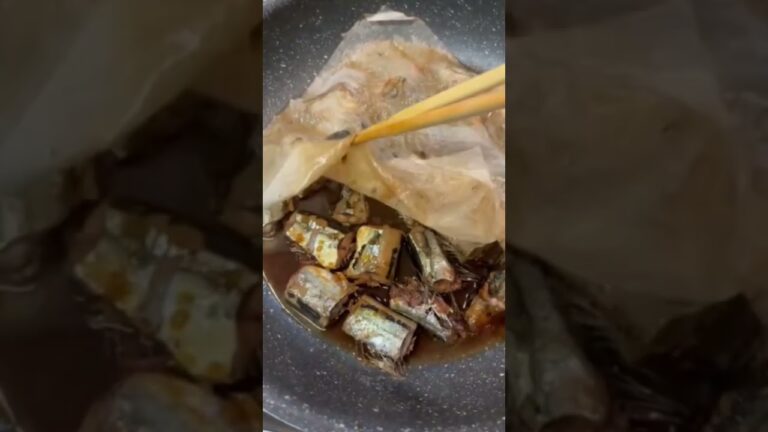 サンマの甘辛煮【簡単おつまみ】 #shorts