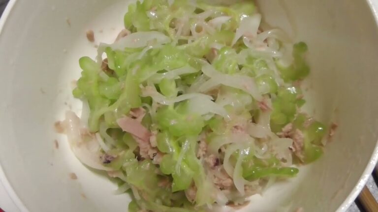 簡単 白ゴーヤサラダ