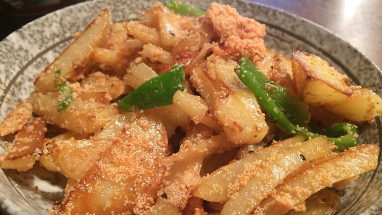 「ジャガイモ明太バター」作り方