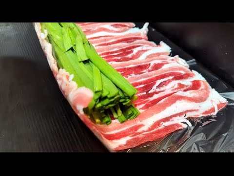 美味しすぎてお箸が止まらない！ニラの豚バラ巻きの作り方