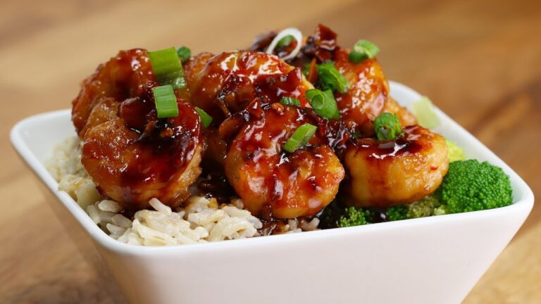 甘辛ソースでごはんがすすむ！ガーリックシュリンプ・ボウル🍤