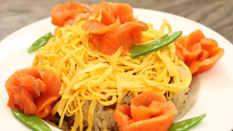 母の日やひな祭りに！ちらし寿司ケーキの作り方 | How to make chirashi-zushi cake