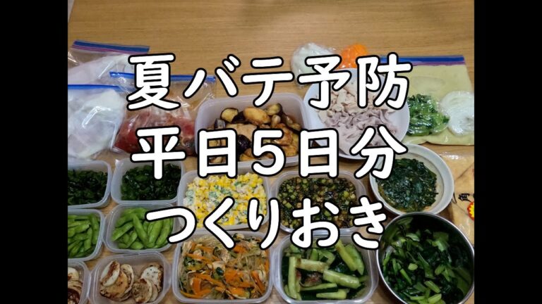 野菜たっぷりつくりおき　夏バテ予防編