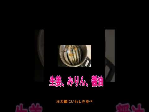 簡単圧力鍋で作るいわしの煮物