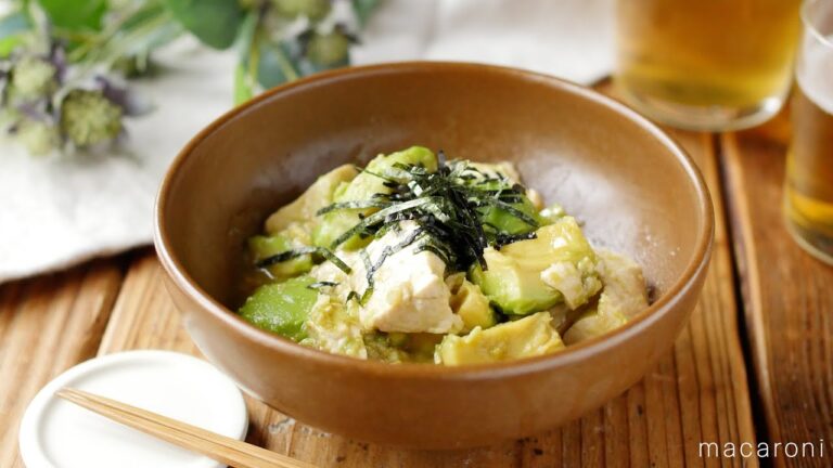 【豆腐とアボカドのわさび醤油サラダ】メイン食材2つ！ダイエット中にもおすすめ♪｜macaroni（マカロニ）