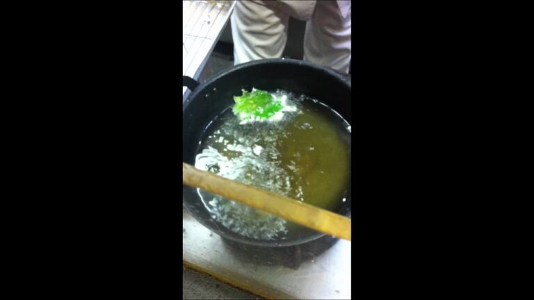 大葉の天ぷらをうまく揚げる方法
