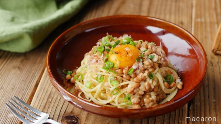 ぱぱっとすぐ麺。納豆和風パスタ