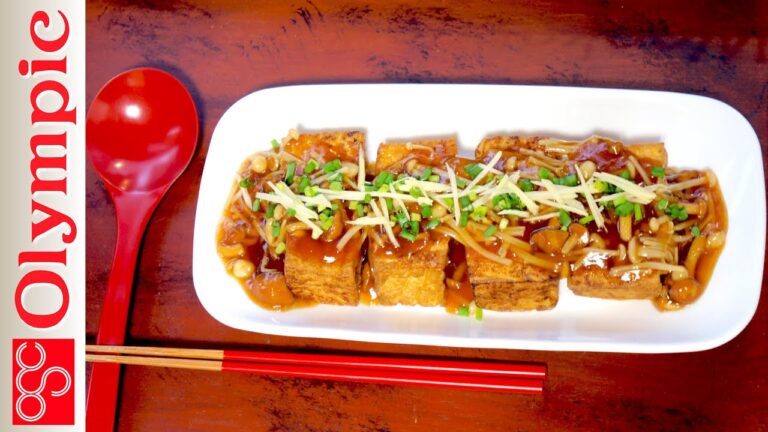 オリンピックの超簡単レシピ　厚揚げのなめこあんかけの作り方