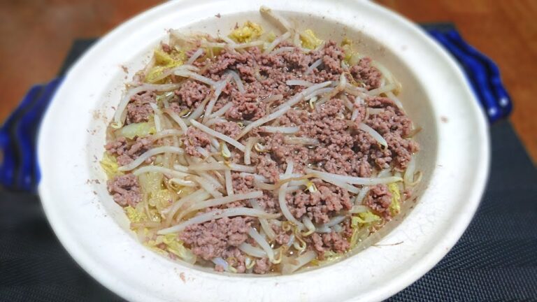 白菜とミンチの鍋【料理】