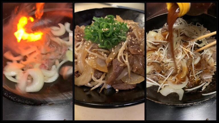 【焼肉丼】簡単最強スタミナ料理！#shorts