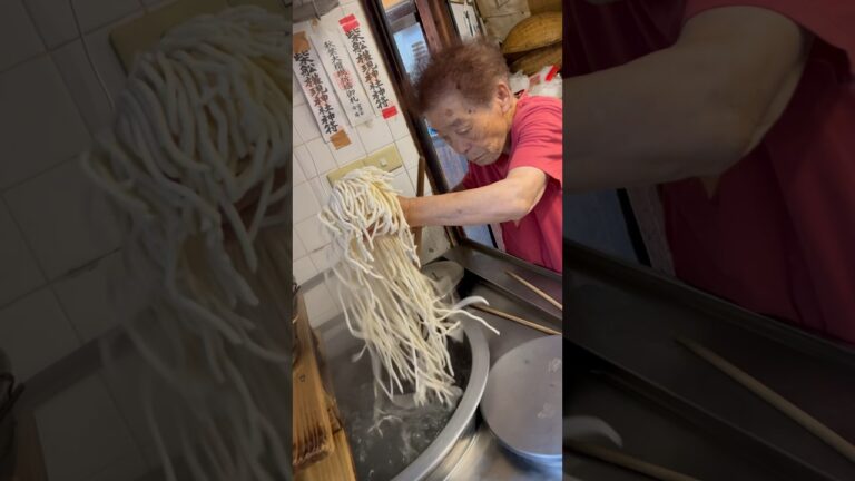 【100年続くうどん屋】お婆ちゃんのカレーうどん Grandma's Curry Udon Noodles! 三角庵 Japanese Street Food